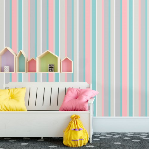 Papel De Parede Listras Rosa Com Turquesa Rasch papel de parede folhas com linhas série simply cru. papel de parede listras rosa com turquesa