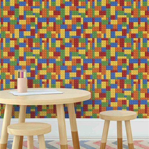 Papel de Parede Infantil Lego