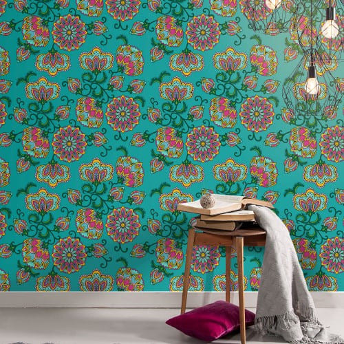 Papel de Parede Floral Tamara