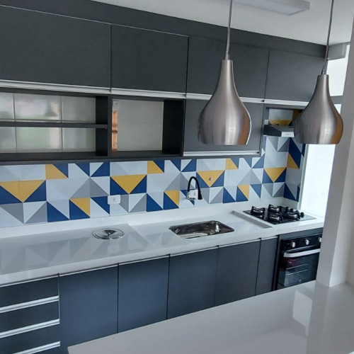 Adesivo azulejo de cozinha