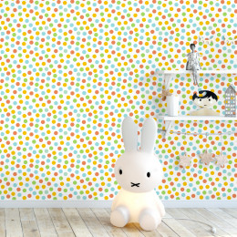 Papel de Parede Bolinhas Dots Alegre