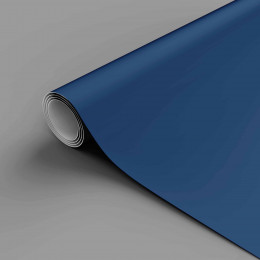 Papel de Parede Liso Classic Blue em Rolo COM laminação Protetora