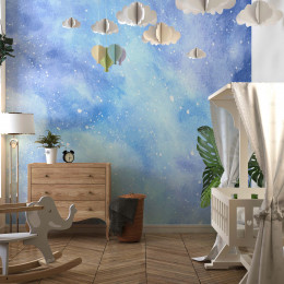 Painel My Universe Azul Celeste