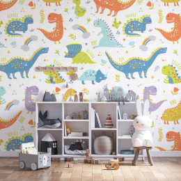 Painel Meu amigo T-Rex Fundo Branco