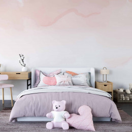 Painel Aquarela Rosa