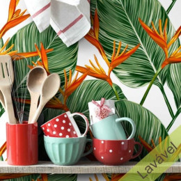 Papel de Parede Adesivo Tropical Santarém COM laminação Protetora