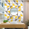 Adesivo Azulejo Tantum Cimento e Amarelo - 5