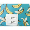 Banana Fundo Turquesa COM laminação Protetora - 3