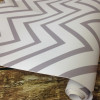 Papel de Parede Chevron Fininho Cinza - 3