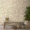 Papel de Parede Granilite Cosmos Fundo Creme - 4