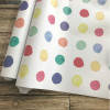 Papel de Parede Bolinhas Dots Aquarelado - 1