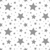 Papel de Parede Infantil Estrelas Cinza - 1
