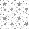 Papel de Parede Infantil Estrelas Cinza - 1