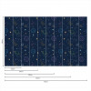 Painel Estrelas, constelações e planetas fundo azul escuro - 1