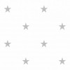 Papel de Parede Infantil Estrelita Cinza - 1