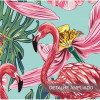 Papel de Parede Flamingo Tropical - 4