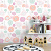 Papel de Parede Floral Ceci Candy Color fundo branco - 4