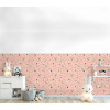 Papel de Parede Granilite Fenix Fundo Rose - 1