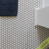 Placa de Pastilha Adesiva Resinada Hexagonal Mini White - 28,5cm x 27cm - 2