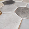Placa de Pastilha Adesiva Resinada Hexagonal Max Mármore Clássico- 30cm x 30cm - 4