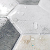 Placa de Pastilha Adesiva Resinada Hexagonal Max Mármore Clássico- 30cm x 30cm - 2