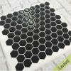 Placa de Pastilha Adesiva Resinada Hexagonal Mini Black - 28,5cm x 27cm - 2