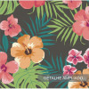 Papel de Parede Floral Honolulu Marrom - 3