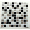 Placa de Pastilha Adesiva Resinada Preto, Gelo e Prata - 29,5cm x 30cm - 3