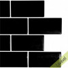 Placa de Pastilha Adesiva Resinada Metrô Black - 26cm x 32,5cm - 5