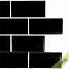Placa de Pastilha Adesiva Resinada Metrô Black - 26cm x 30cm - 5
