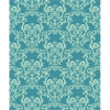 Papel de Parede Cirlanda Turquesa - 4