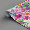 Papel de Parede Tropical Abacaxi Rosa - 3