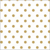 Papel de Parede Bolinhas Ocre - 1