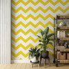 Papel de Parede Chevron Amarelo - 2