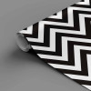 Papel de Parede Chevron Mini Preto - 3