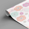 Papel de Parede Floral Ceci Candy Color fundo branco - 3