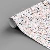 Papel de Parede Granilite Cosmos Fundo Branco - 3