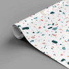 Papel de Parede Granilite Fenix Fundo Branco - 3