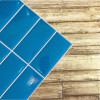 Placa de Pastilha Adesiva Resinada Linear Azul Pacífico - 30cm x 30cm - 6