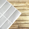Placa de Pastilha Adesiva Resinada Linear Cinza Claro - 30cm x 30cm - 5