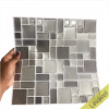 Placa de Pastilha Adesiva Resinada Mosaico Prata - 28,5cm x 31cm - 5