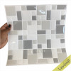 Placa de Pastilha Adesiva Resinada Mosaico Tons Claros - 28,5cm x 31cm - 1