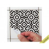 Adesivo Azulejo Preto e Branco - 5