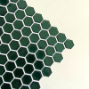 Placa de Pastilha Adesiva Resinada Hexagonal Mini Esmeralda metalizada - 28,5cm x 27cm - 1