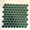 Placa de Pastilha Adesiva Resinada Hexagonal Mini Esmeralda metalizada - 28,5cm x 27cm - 5