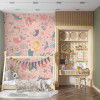 Painel Canto da Sereia Fundo Rose - 2