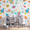Painel Viagem pelo Universo Fundo Branco - 2