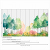 Painel Floresta Aquarela Dina - 3