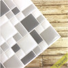 Placa de Pastilha Adesiva Resinada Mosaico Tons Claros - 28,5cm x 31cm - 5
