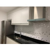 Placa de Pastilha Adesiva Resinada Branco e Prata - 29,5cm x 30cm - 4